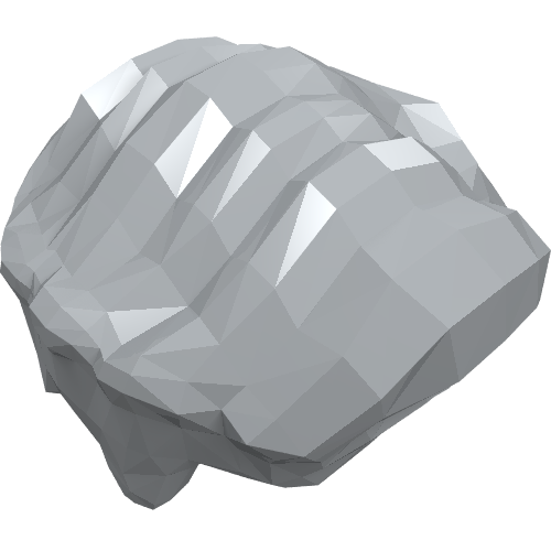 Lego Hair Wavy / Light Bluish Gray