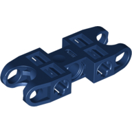 Lego Technic Axle and Pin Connector 2 x 5 with Two Ball Joint Sockets / Dark Blue