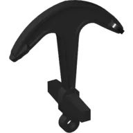 Boat, Anchor - Single Top Hole / Black