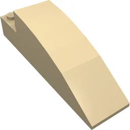 Brick Curved 8 x 2 x 2 / Tan