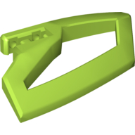 Lego Technic Panel RC Car - Flexible Left / Lime