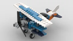 Blue Baron Triplane (LEGO 31099 Alternate)
