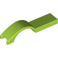 Lego Wheel Arch, Mudguard 1 x 4 1/2 / Lime