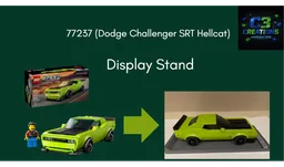 Display Stand for 77237 Dodge Challenger SRT Hellcat