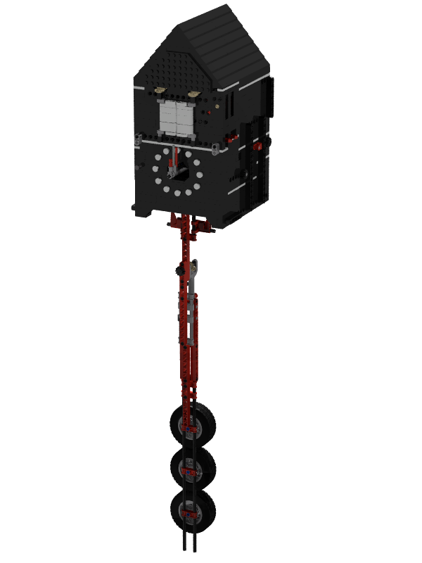 Lego Pendulum clock with cuckoo