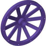 Wheel Wagon Huge (43mm D.) / Dark Purple