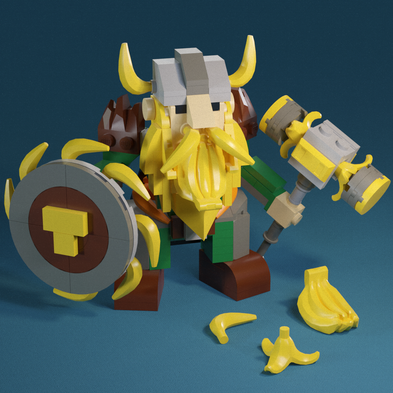 Lego Barf the Banana Dwarf