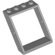 Window 4 x 4 x 3 Roof / Light Bluish Gray