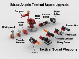 Blood Angels Tactical Squad Upgrades