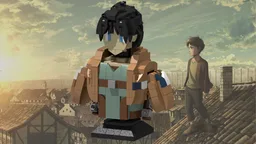 Eren Yeager Head Stand