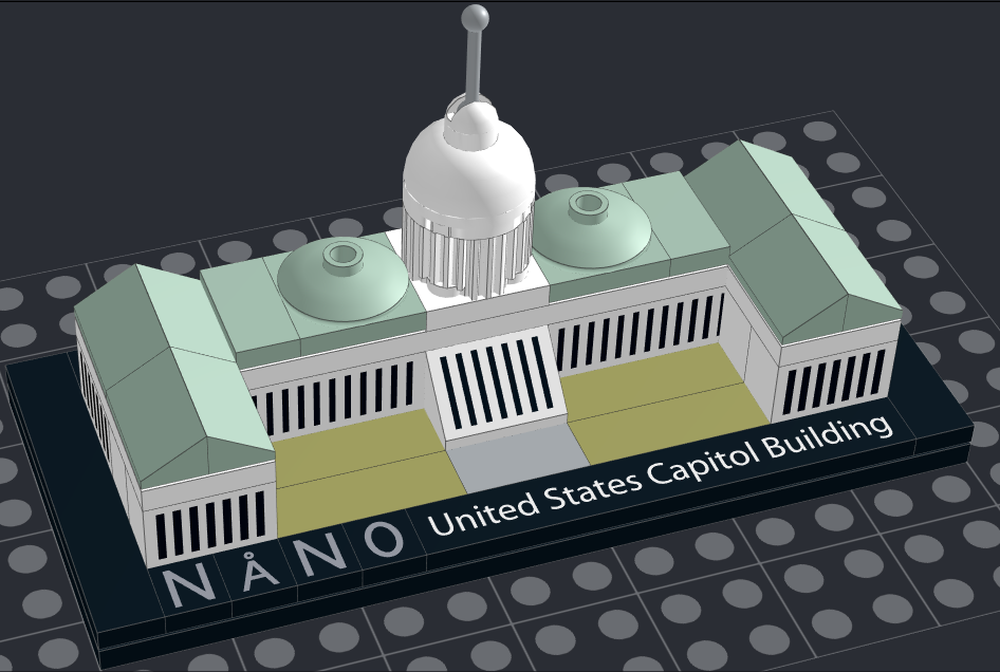 Lego Nano U.S Capitol Building