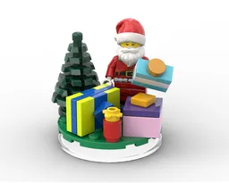 Santa Ornament