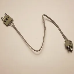 Wire with 2-Prong Connectors, 12V / 4.5V 28L / Light Gray