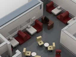 Seinfeld Restaurant Corner Modular building