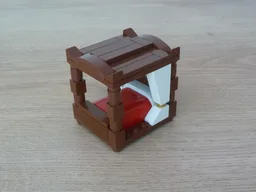 LEGO How to Build a Canopy Bed Instructions Tutorial MOC
