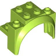 Wheel Arch, Mudguard 4 x 2 1/2 x 2 1/3 / Lime