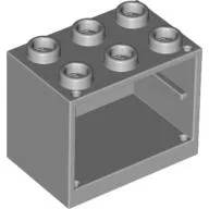 Cupboard 2 x 3 x 2 with Hollow Studs / Light Bluish Gray