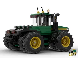 John Deere 8 wheels articulate