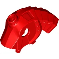 Animal / Creature Accessory, Horse Battle Helmet, Stud on Top Type 2 / Red
