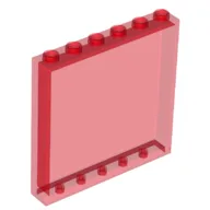 Panel 1 x 6 x 5 / Trans-Red