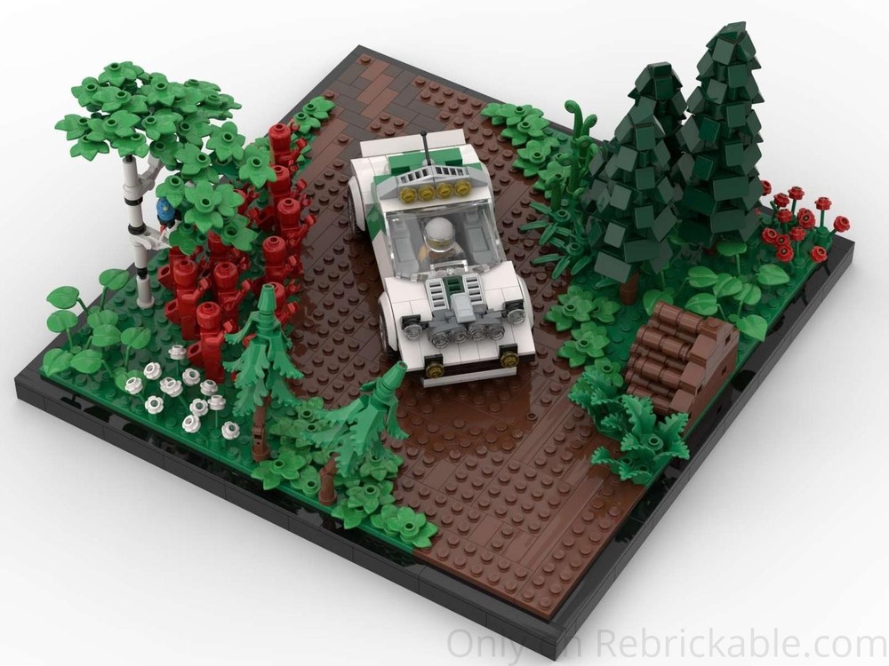 Lego Rally Diorama