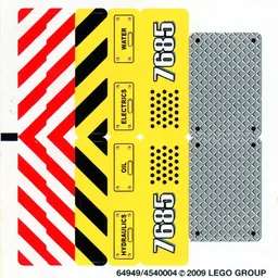 Sticker Sheet for Set 7685-1 / [No Color/Any Color]
