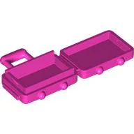 Bag / Suitcase with Long Handle [Opens] / Dark Pink