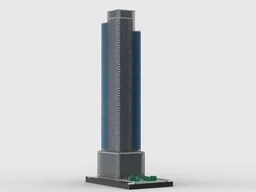 3 Hudson Boulevard at 1/650th Scale