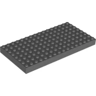 Brick 8 x 16 / Dark Bluish Gray
