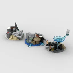Micro dioramas - Sequel Trilogy