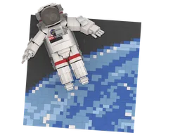 Blue Planet Mosaic background