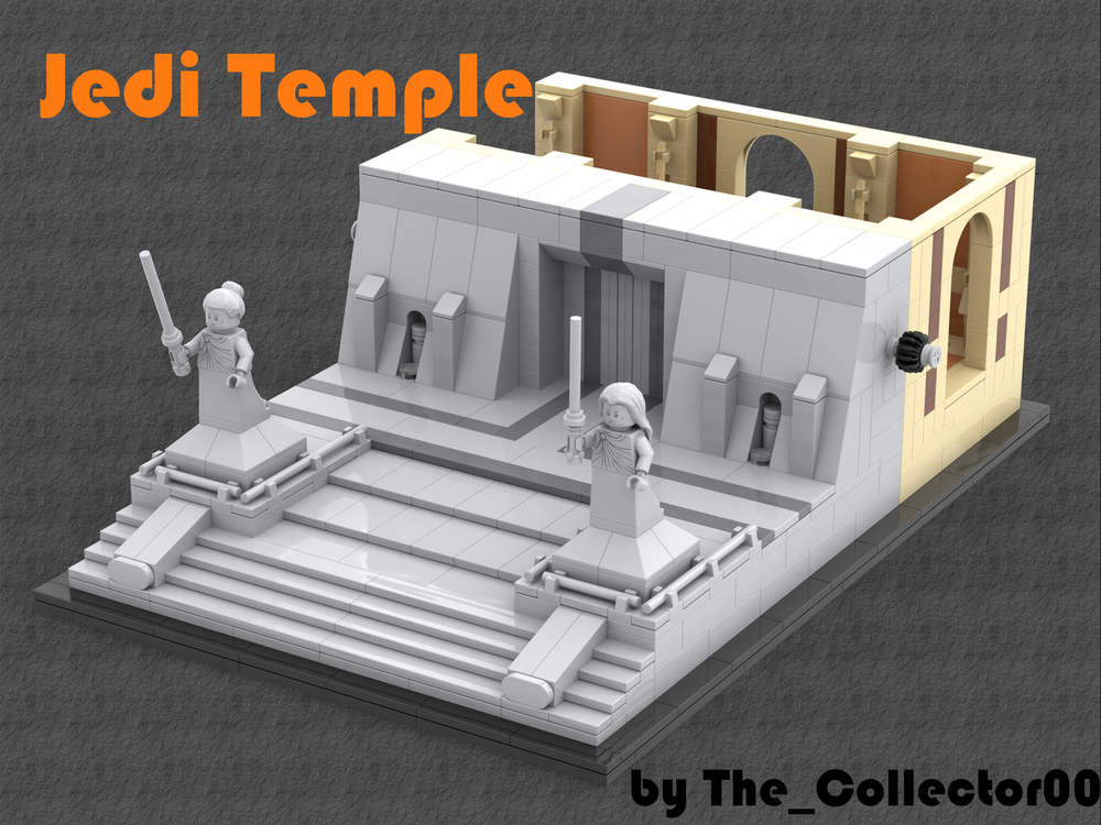 Lego March on the Coruscant Temple Scene - Order 66 - MOC