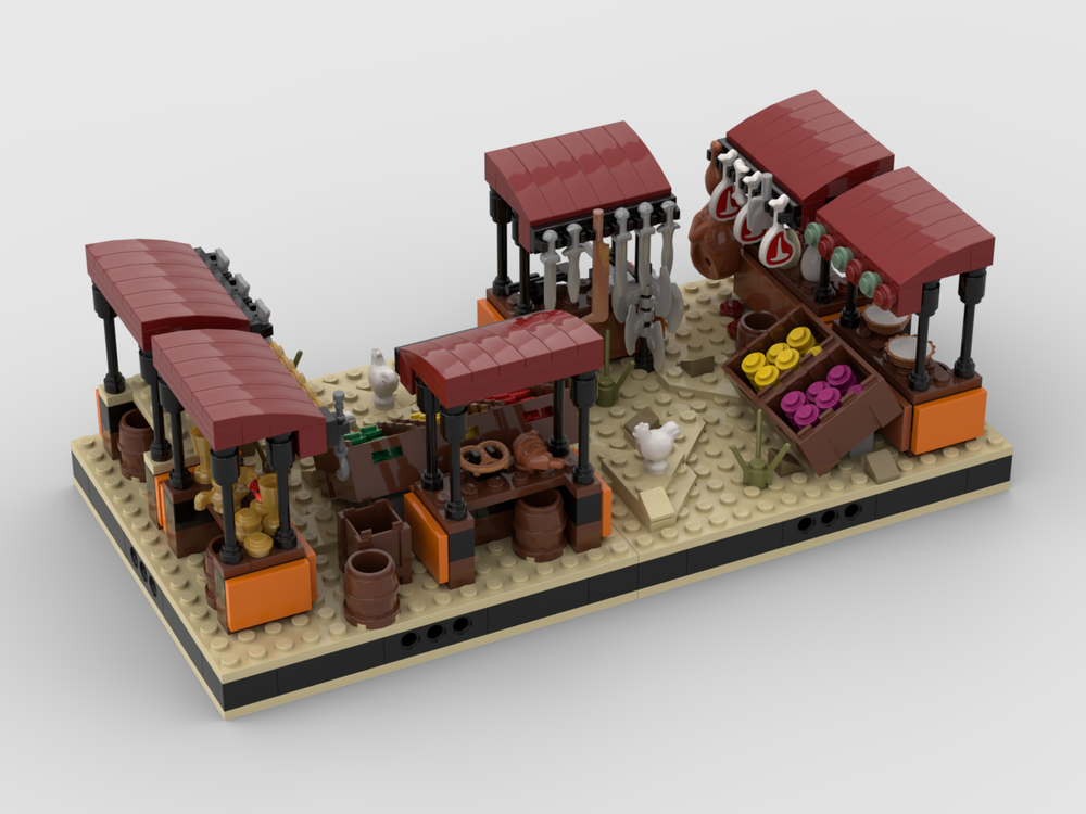 Lego Desert Market #9 for a Modular Space desert village