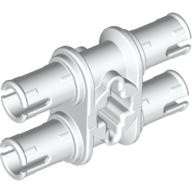 Lego Technic Pin Double with Axle Hole / White