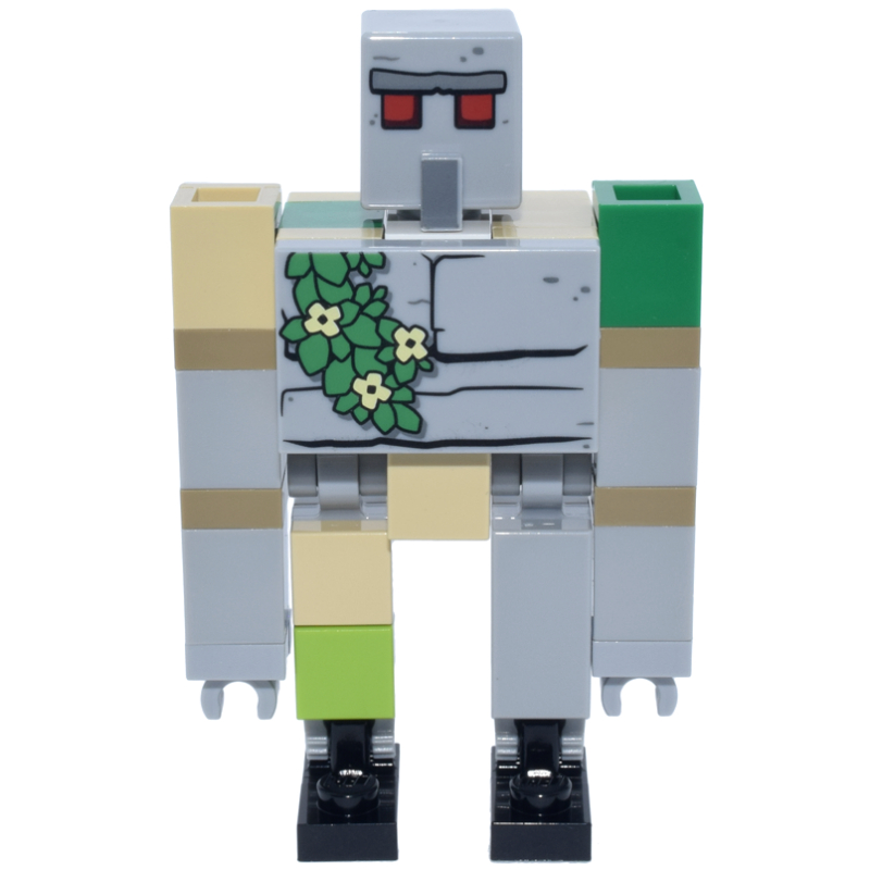 Lego Iron Golem, Light Bluish Gray Head
