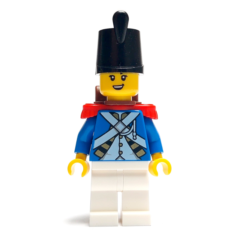 Lego Soldier (Bluecoat) - Backpack, Red Epaulette, Female