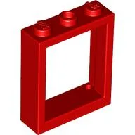 Window Frame 1 x 3 x 3 / Red