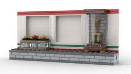 Ferrari Ultimate Garage Modular Background Diorama - Trophies