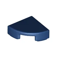 Tile Round 1 x 1 Quarter / Dark Blue