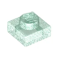 Plate 1 x 1 / Opal Trans-Light Blue