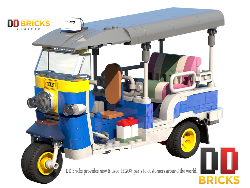 Lego Tuk Tuk Taxi of Thailand