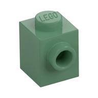 Lego Brick Special 1 x 1 with Stud on 1 Side / Sand Green
