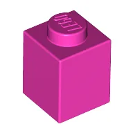 Brick 1 x 1 / Dark Pink