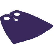 Neckwear Cape, Standard [Traditional Starched Fabric] / Dark Purple