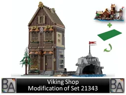 Viking Shop - Modification of Set 21343