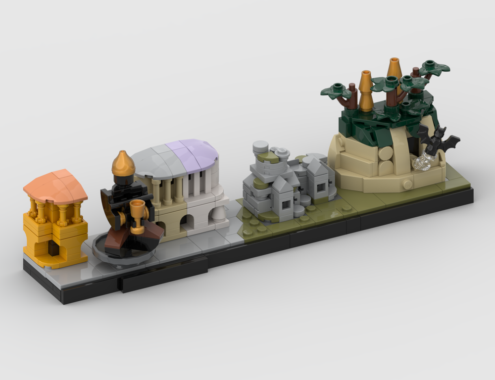 Lego Battambang Architecture Style Diorama