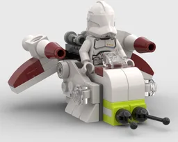 LAAT Republic Gunship Microfighter