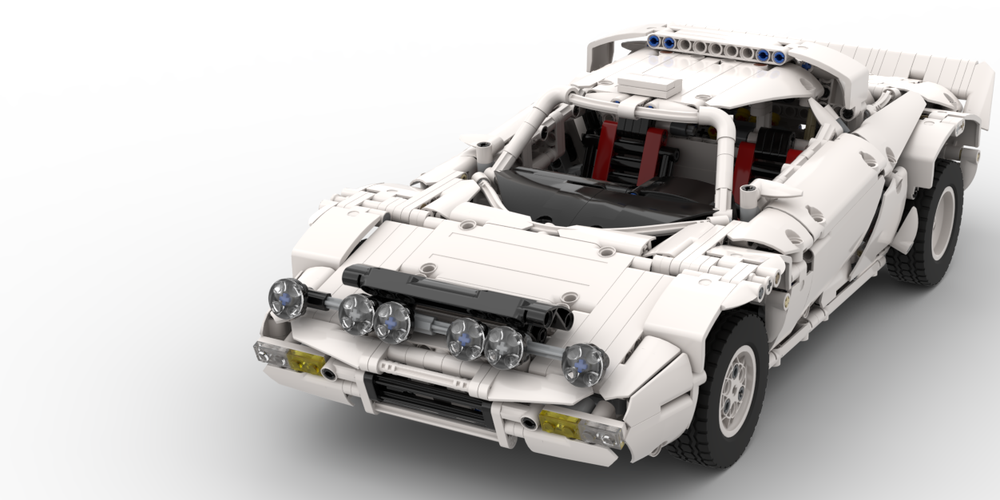 Lego Lancia Stratos HF Group 4 Rally Car from 1974