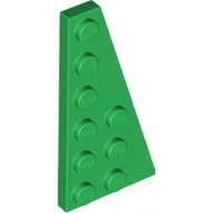Wedge Plate 6 x 3 Right / Green
