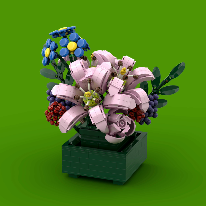 Lego Rainbow Arrangement